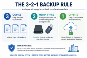 3-2-1 backup rule explained for small businesses