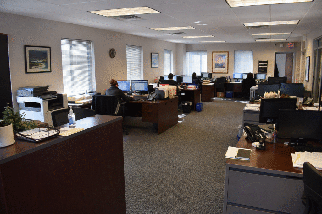 Small professional office in Bergen County of the size described in this article
