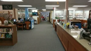 Interior of Lee Memorial Library in Allendale NJ